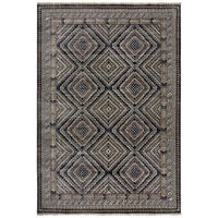 TEPPICH Traditionell-Design, mit Fransen KELVIN, Blau 160x234 cm - Blau, Textil (160/234cm) - KADIMA DESIGN