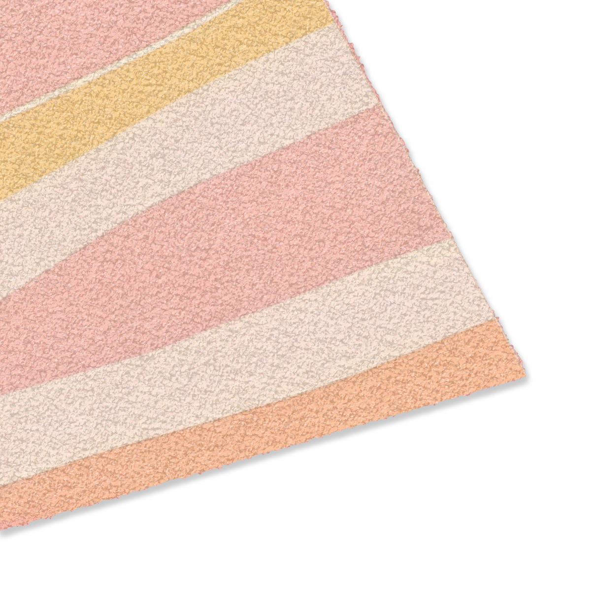 FUSSMATTE Illustration - Sonne - Pastellfarben Sauberlaufmatte 90x60 cm - Hellrosa, Kunststoff (90/60cm) - MuchoWow