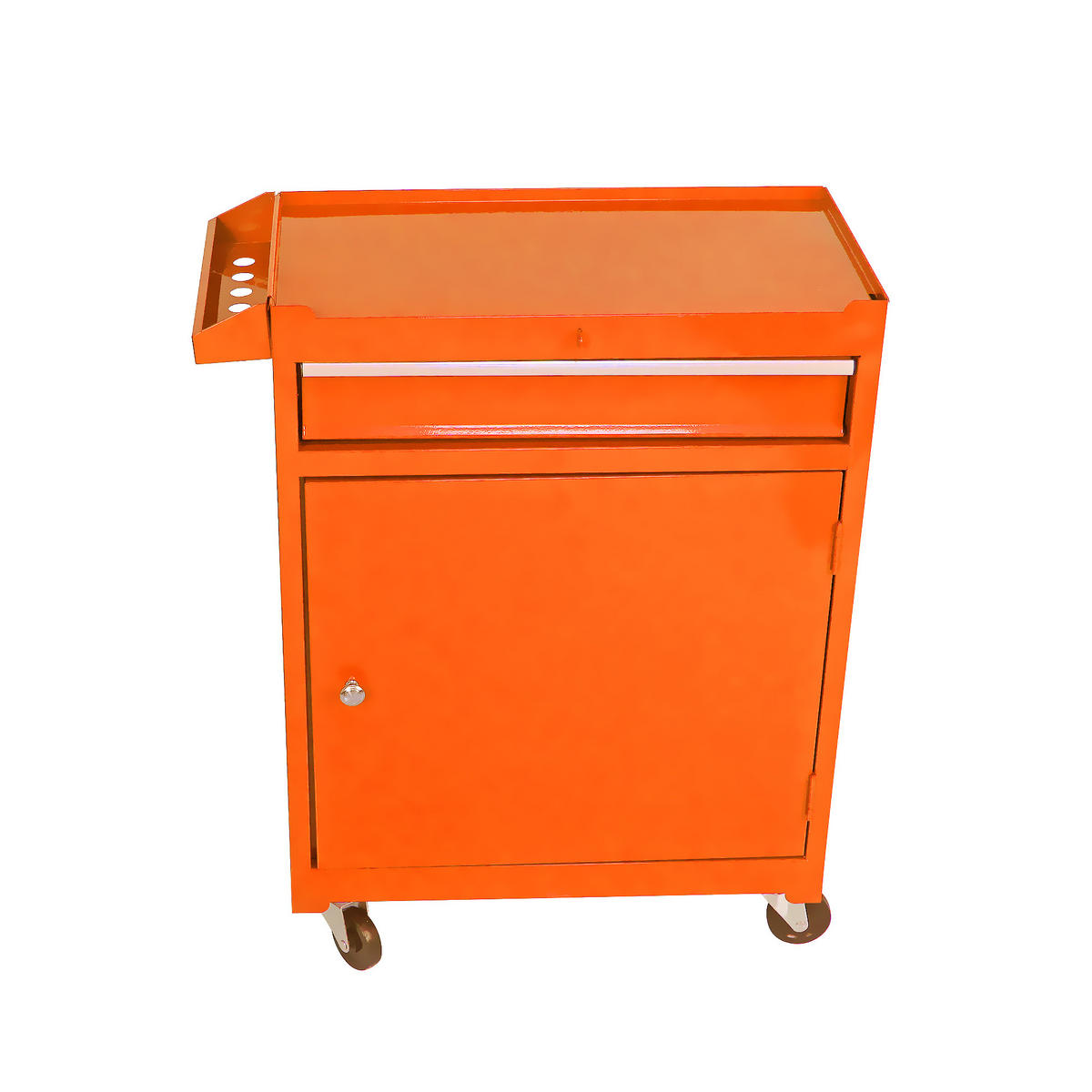 KOMBINATIONSKOFFER – mit 5 Schubladen (orange) - Orange, Metall (28/102/58.5cm) - DCA