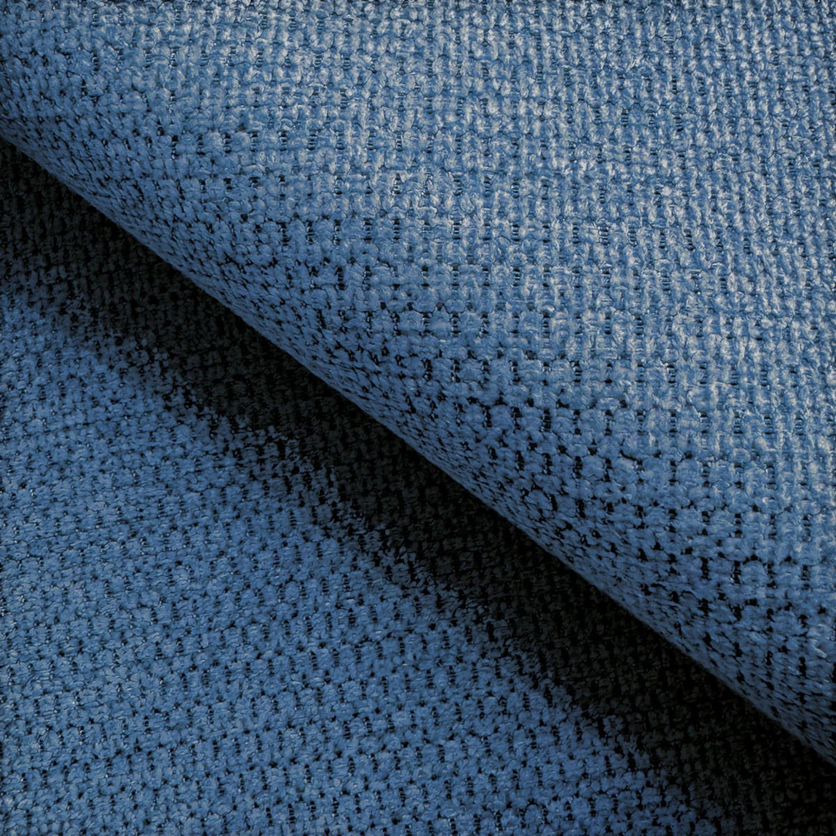 SOFA 4-sitzer Bastien In Stoff Aragon - Blau, Holzwerkstoff/Textil (335/95/97cm) - Fun Möbel