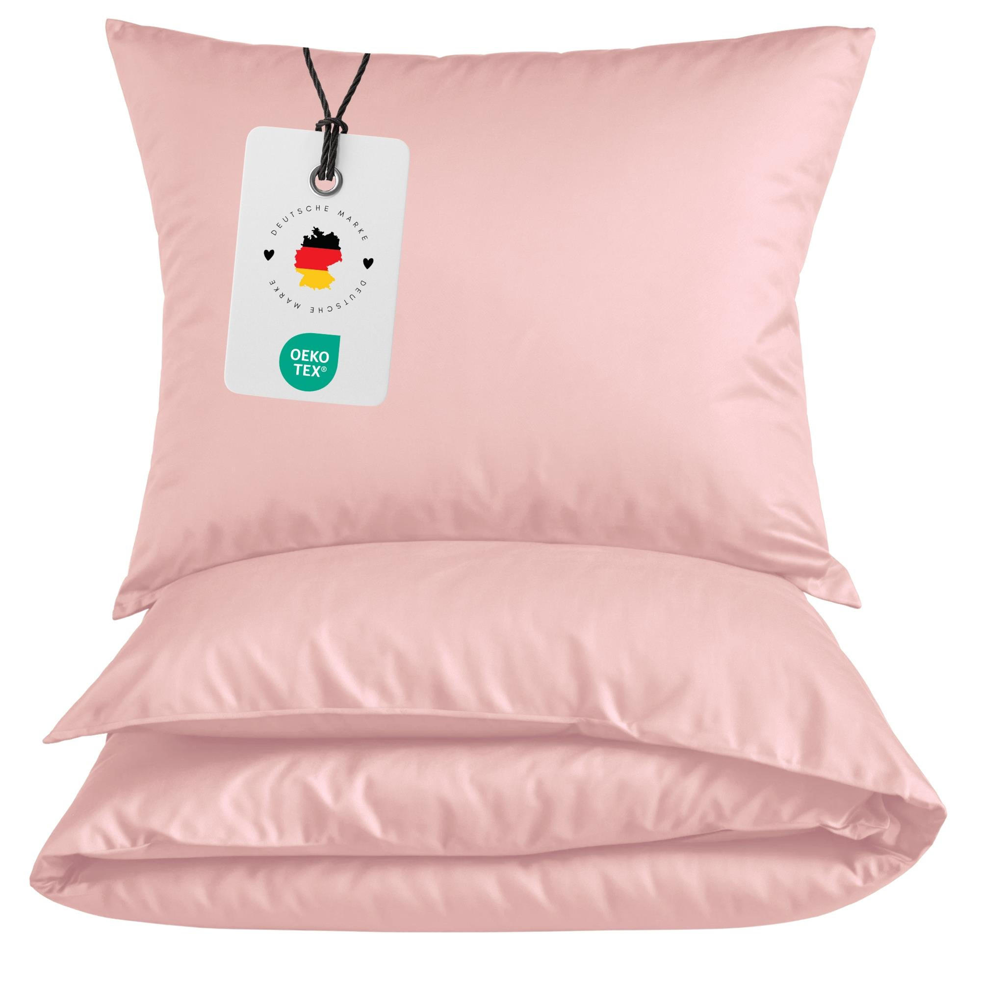 MIKROFASER-BETTWÄSCHE 200x200 cm Rosa - Rosa, Textil (200/200cm) - Carpe Sonno