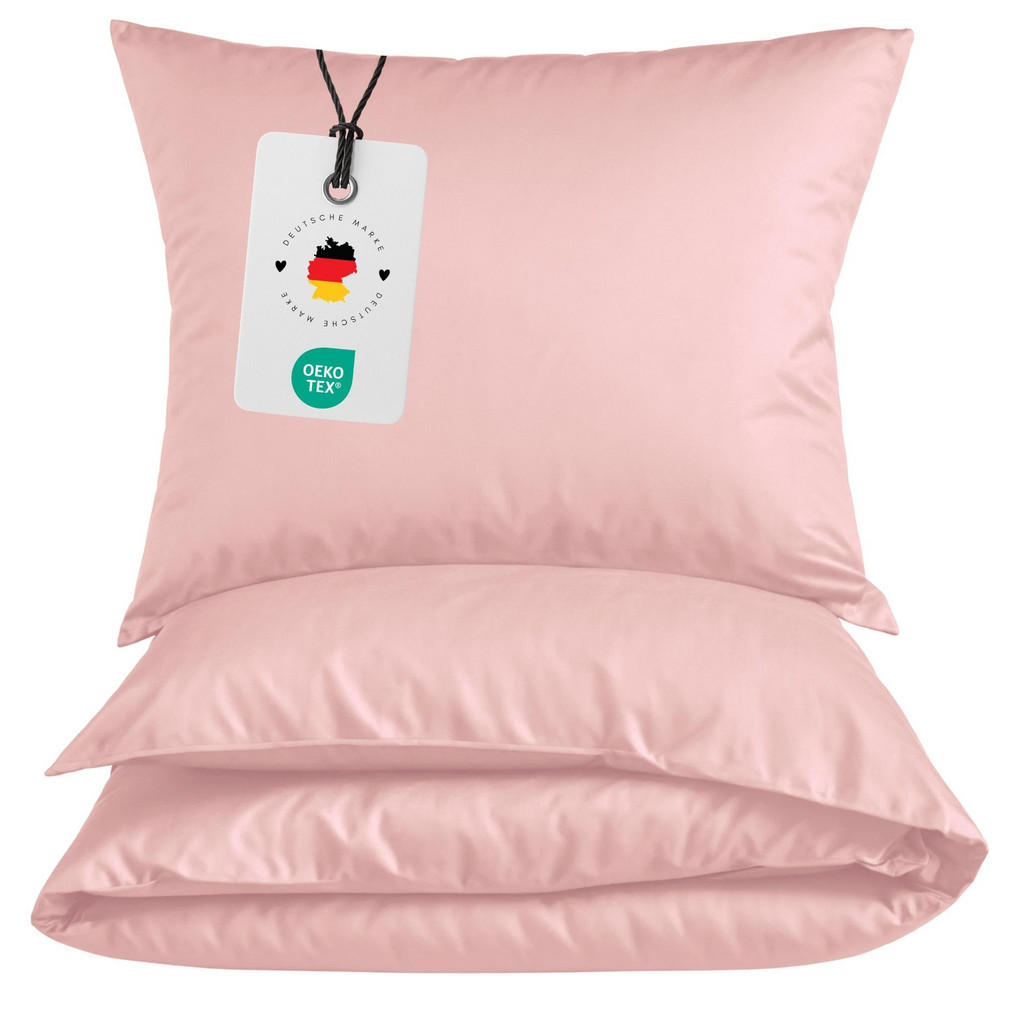Thumbnail - Carpe Sonno Mikrofaser-Bettwäsche, Rosa, Textil, Uni, Füllung: Polyester, Rechteckig, 200x200 cm, Oeko-Tex® Standard 100...