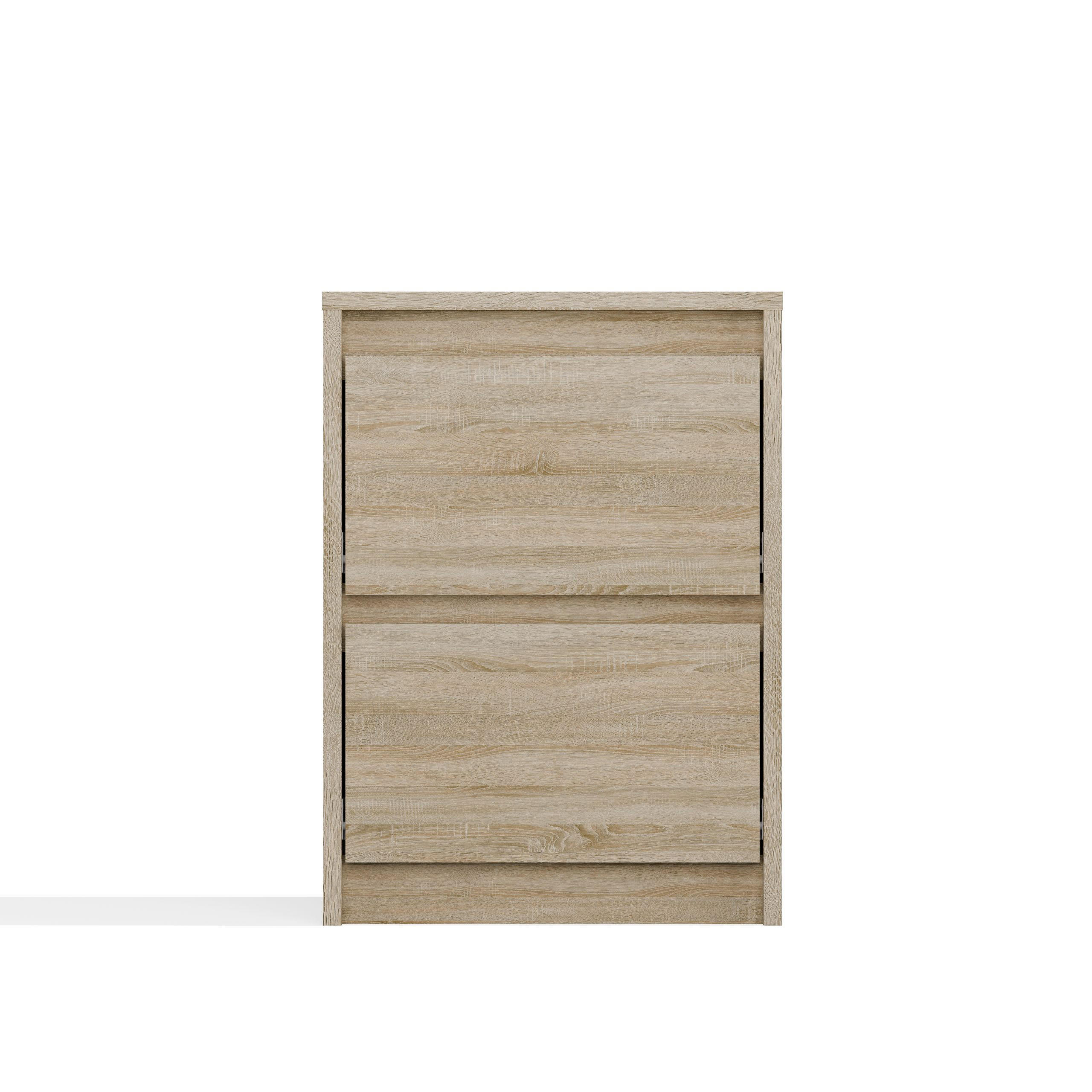 NACHTTISCH KARO K2 - EICHE SONOMA - Sonoma Eiche, Holzwerkstoff (40/55/43cm) - CDF