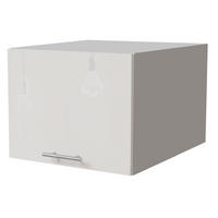 AUFSATZSCHRANK Essen W6B/45 Weiß Hochglanz / Weiß Matt 45 / 59 / 36cm - Weiß Hochglanz/Weiß, Holz/Holzwerkstoff (45/36/59cm) - Feldmann-Wohnen