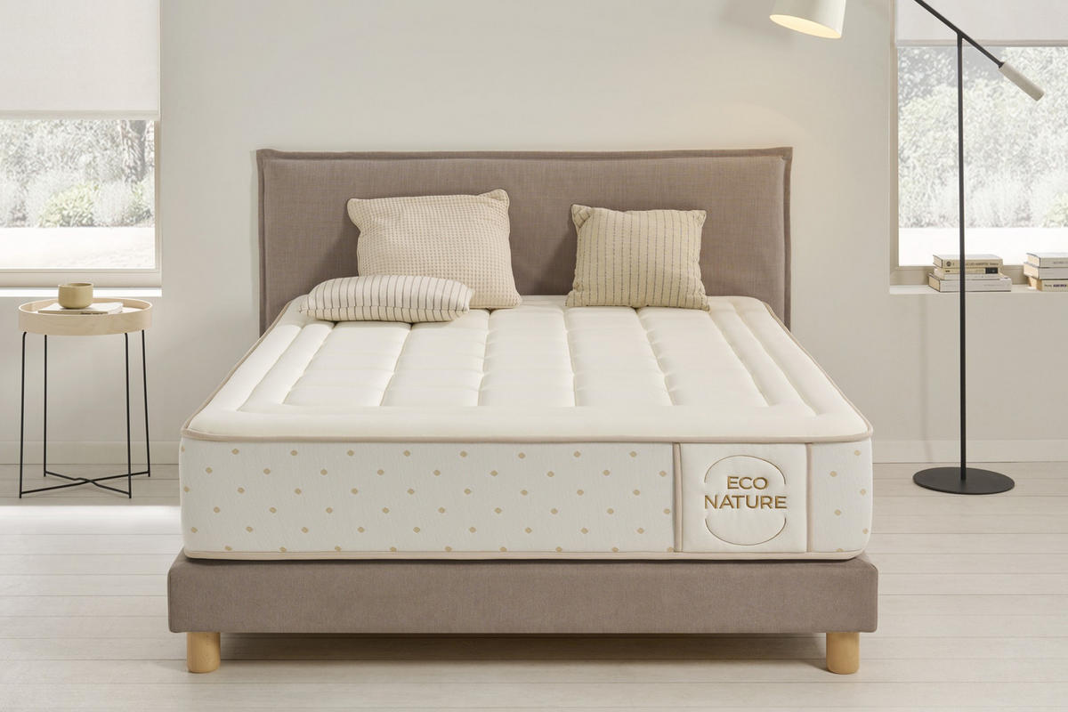 MATRATZE Eco Nature Memory Foam - 80X190 cm - Beige, Textil (80/190cm) - Moonia