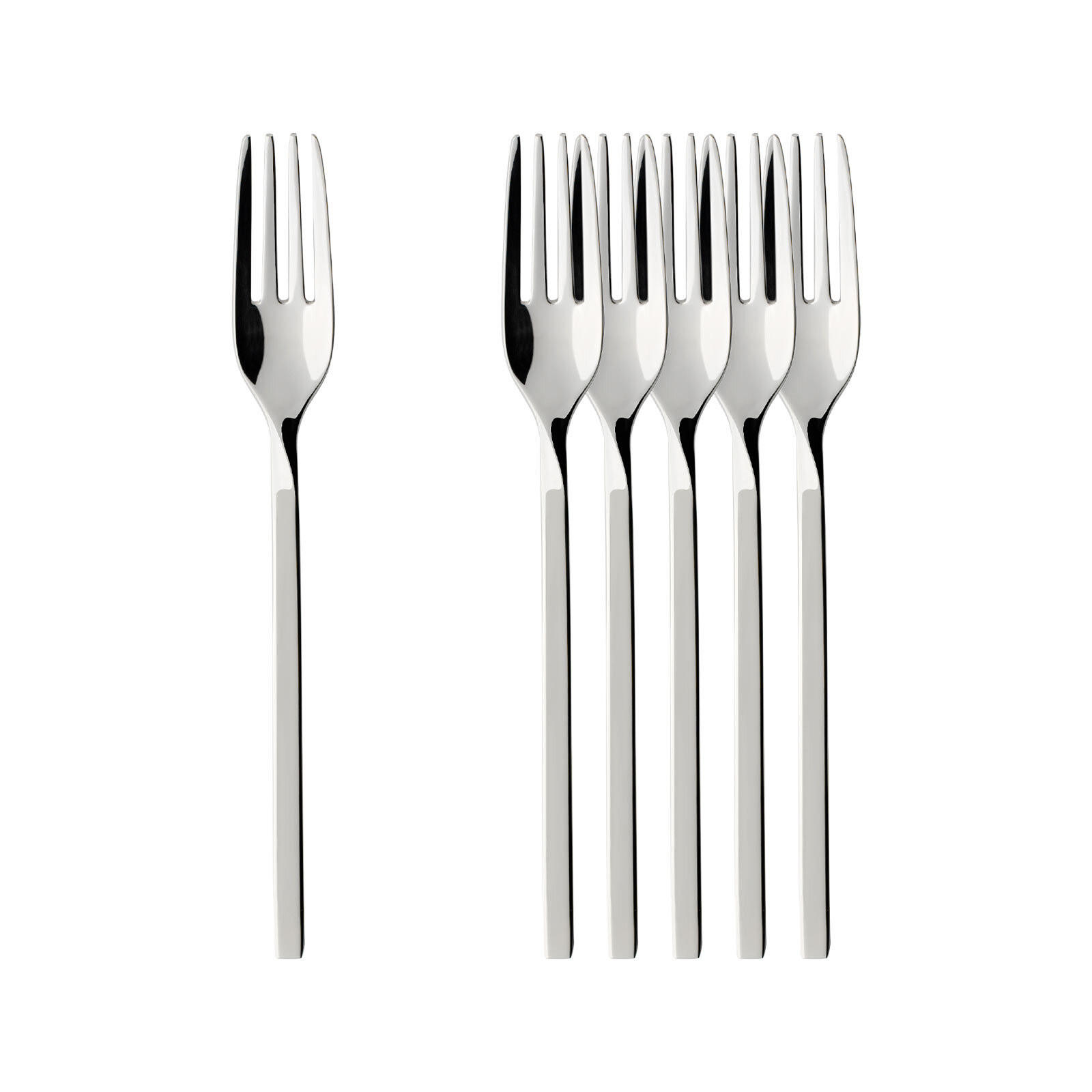 KUCHENGABEL NewWave edelstahl 15,5 cm 6er Set - Silberfarben, Metall - Villeroy & Boch