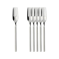KUCHENGABEL NewWave edelstahl 15,5 cm 6er Set - Silberfarben, Metall - Villeroy & Boch