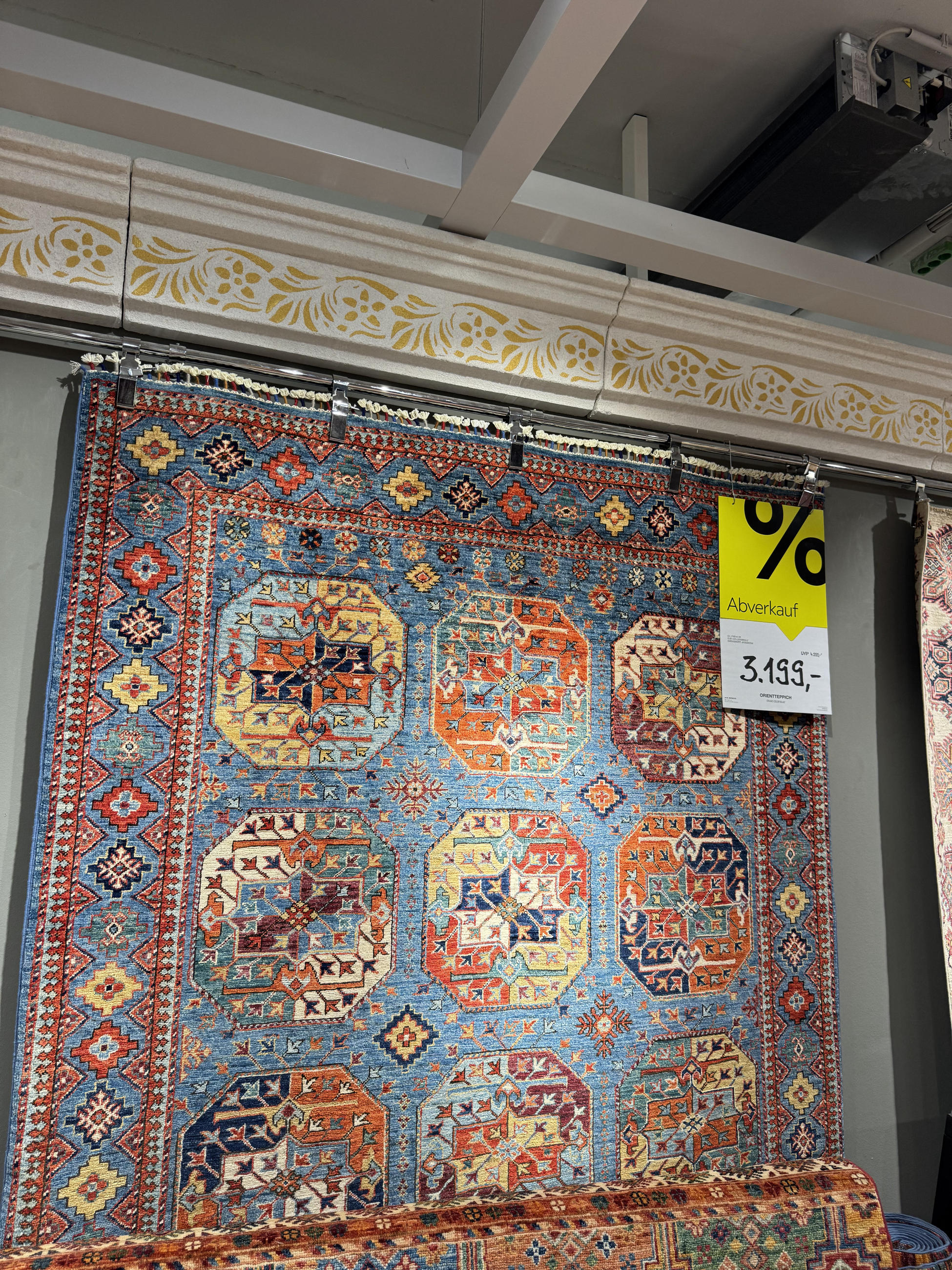 ORIENTTEPPICH ERSARI COLOR BLAU