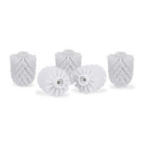 HLAVA kefky 9,5 mm - biela, plast (7/9cm) - Relaxdays