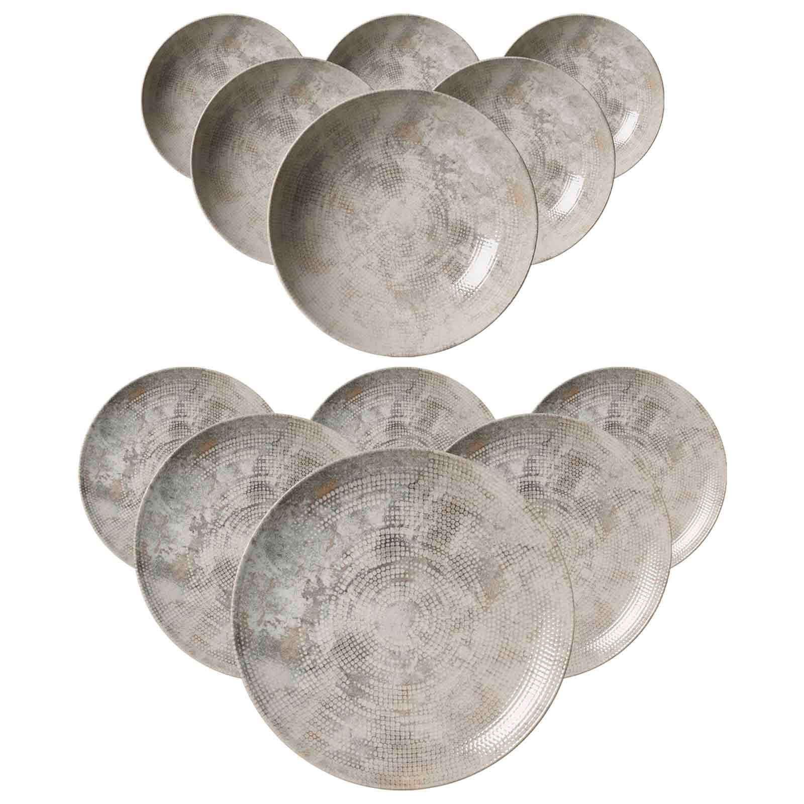 TAFELSERVICE Cecina Perle 12er Set - Perlmutt, Keramik (1/1/1cm) - Ritzenhoff Breker