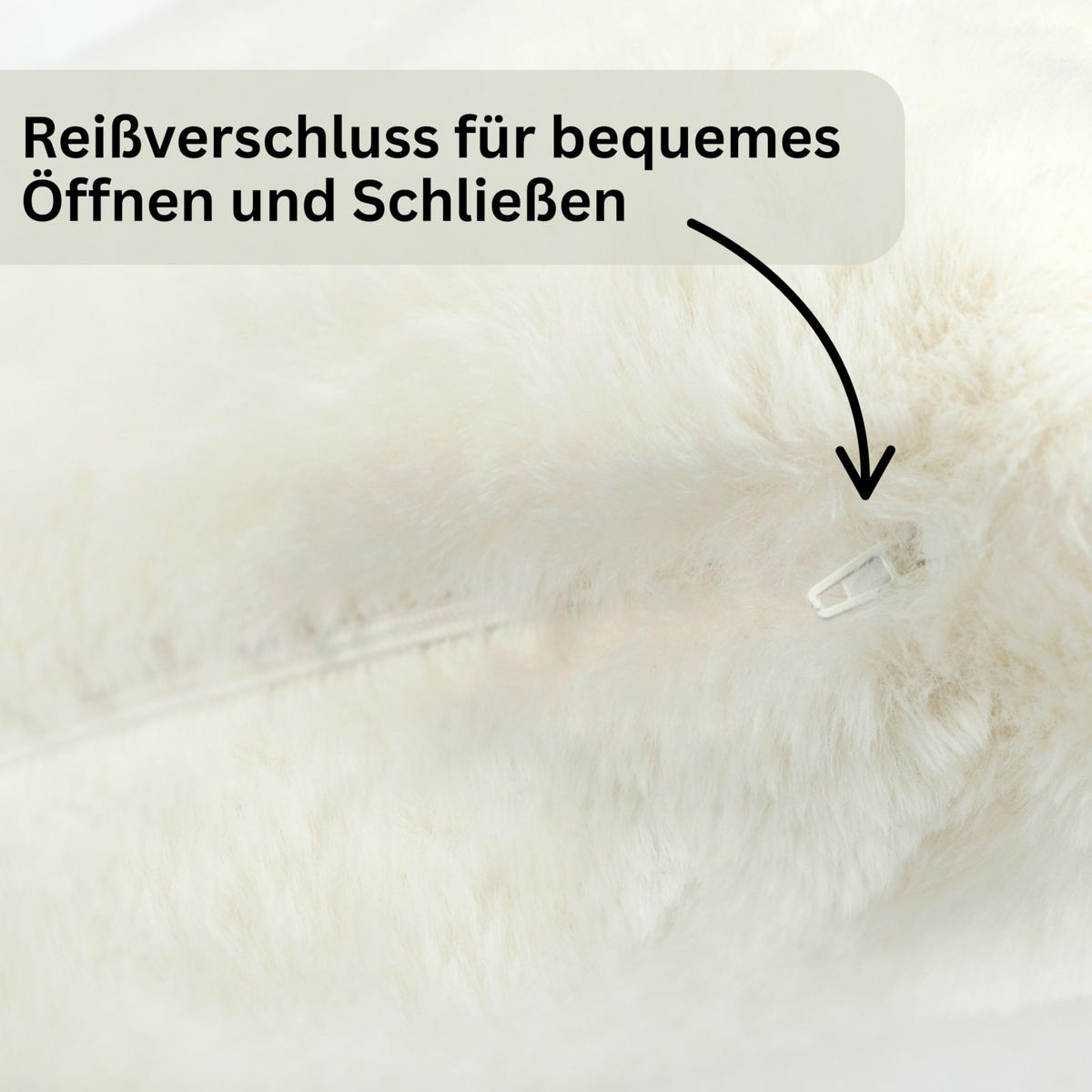 ZIERKISSENHÜLLE ELEGANCE - Perlmutt, Textil (45/45cm) - Schöner Wohnen