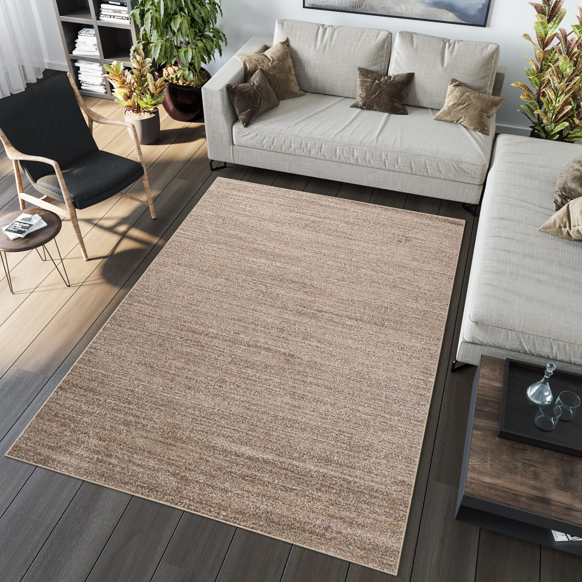 TEPPICH SARI Beige 140/190 cm - Beige, Textil (140/190cm) - Tapiso
