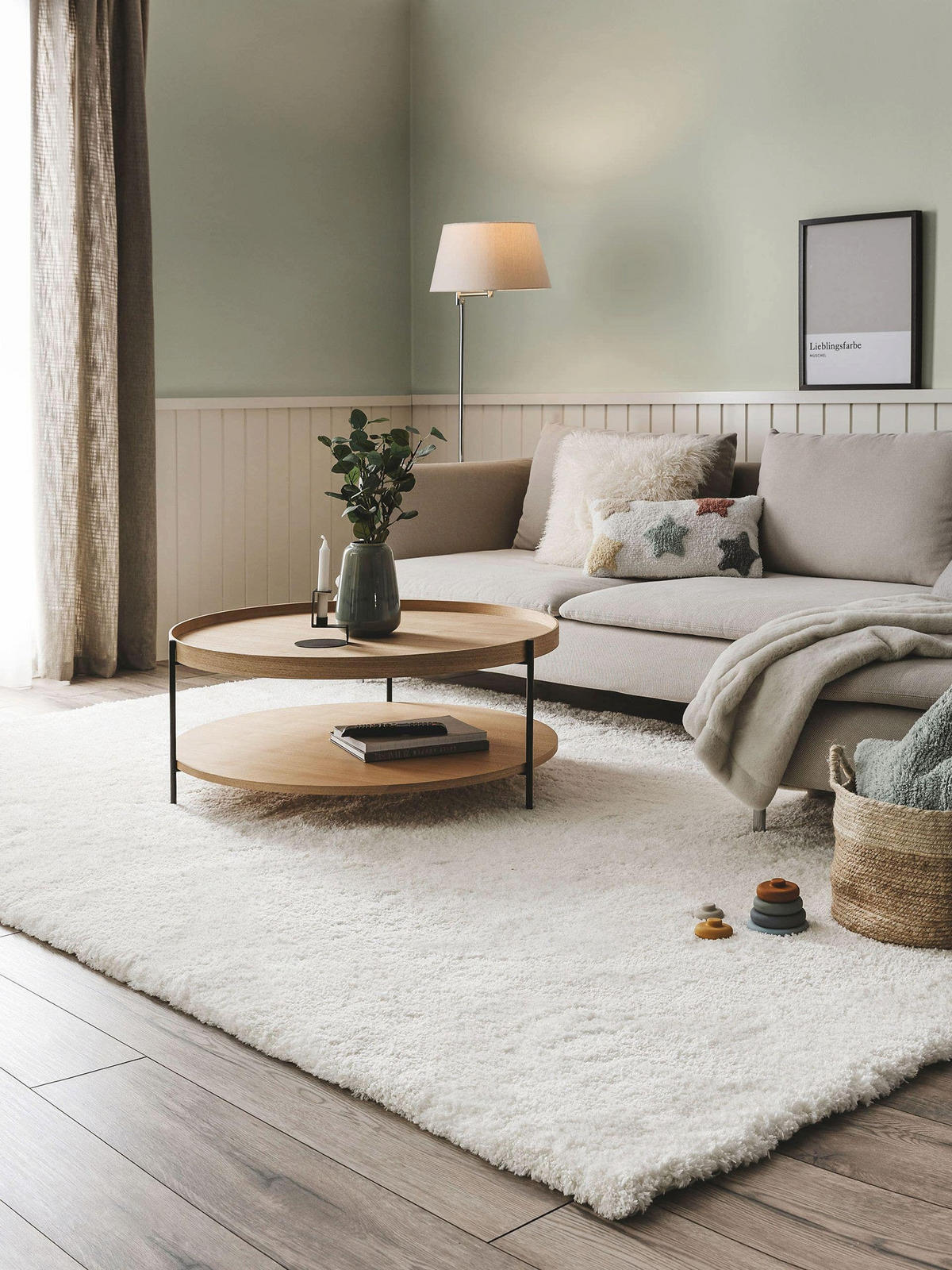 HOCHFLORTEPPICH Cloudy Cream 200x300 cm - Creme, Textil (200/300cm) - benuta Nest