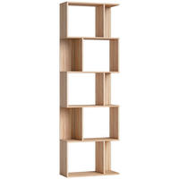 BÜCHERREGAL 60/24/184,5 cm Holzoptik - Naturfarben, Karton (60/184.5/24cm)