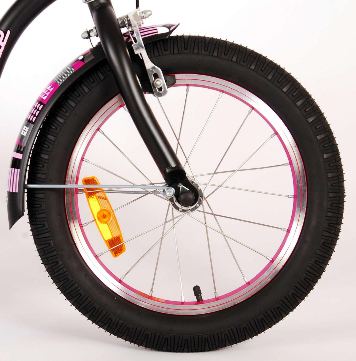 KINDERFAHRRAD Miracle Cruiser - 16 Zoll - Rücktritt + Handbremse - Mattschwarz - Schwarz, Metall (46cm) - TPFSports