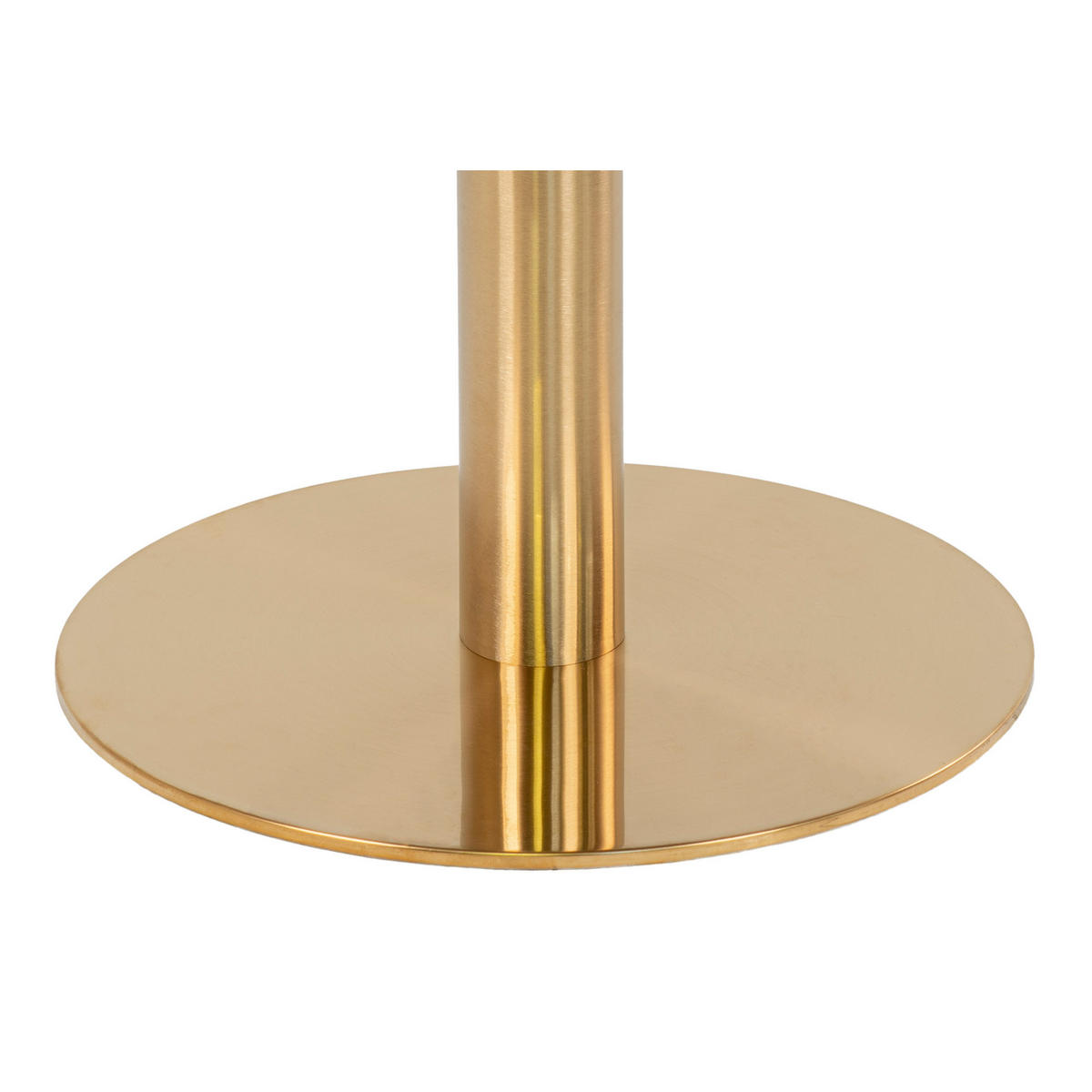BARTISCH, Bolzano, Weiß, MDF, 70 x 70 x 105 cm - Weiß, Holzwerkstoff/Metall (70/70/105cm) - ebuy24