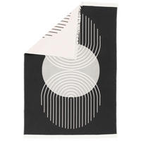 TEPPICH BEIDSEITIG ETHNO KELIM CIRCLE - Creme, Textil (140/200cm) - Pergamon