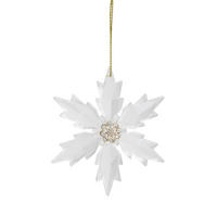 WEIHNACHTSDEKO Hängend POINSETTIA A, 12,5 x 11 cm, Gold, Christbaumschmuck, Weihnachtsbaumdekoration, Christmas, Xmas - Goldfarben, Kunststoff (11/12.5/0.5cm) - home&you
