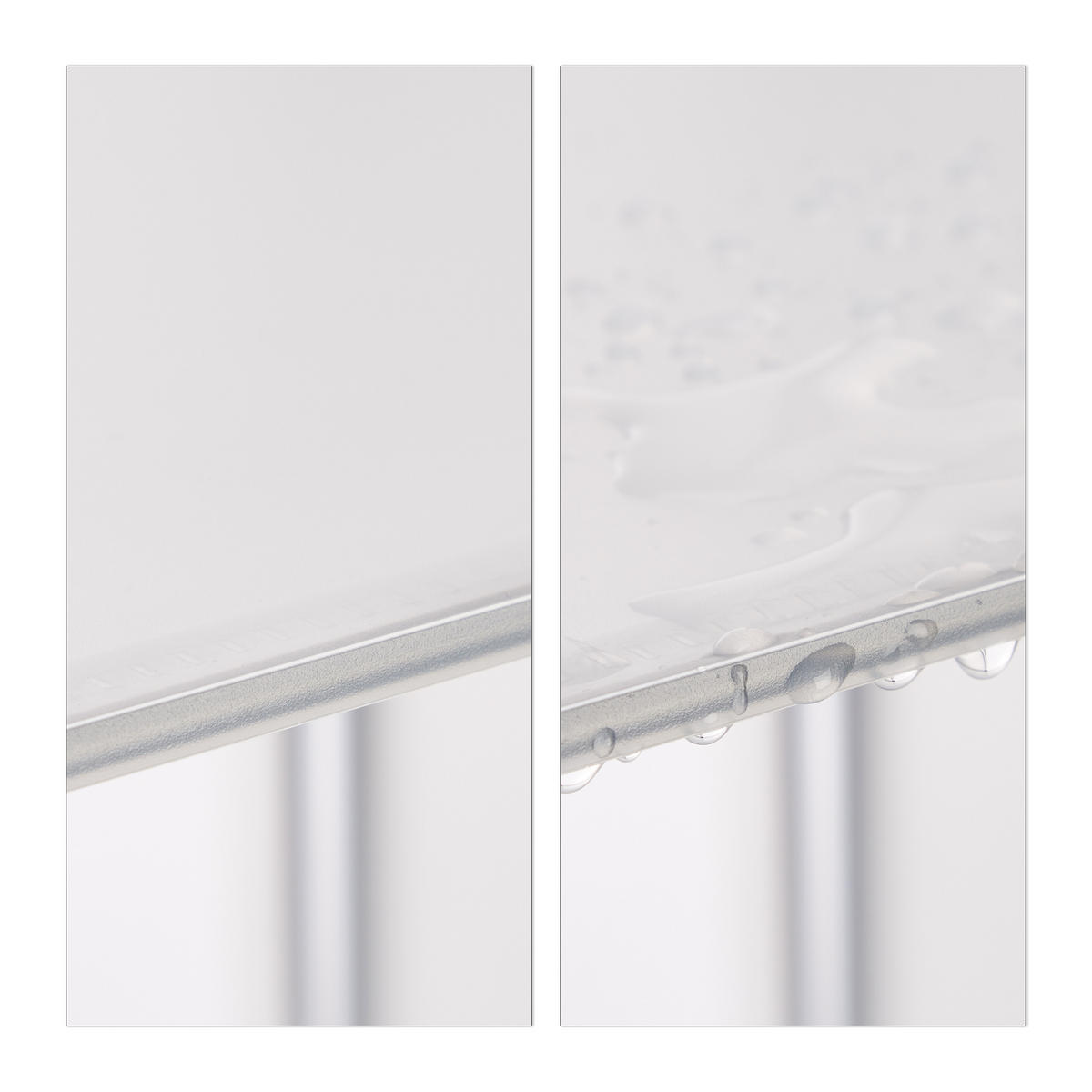 REGALSYSTEM - Transparent, Kunststoff/Metall (74.5/56/37cm) - Relaxdays
