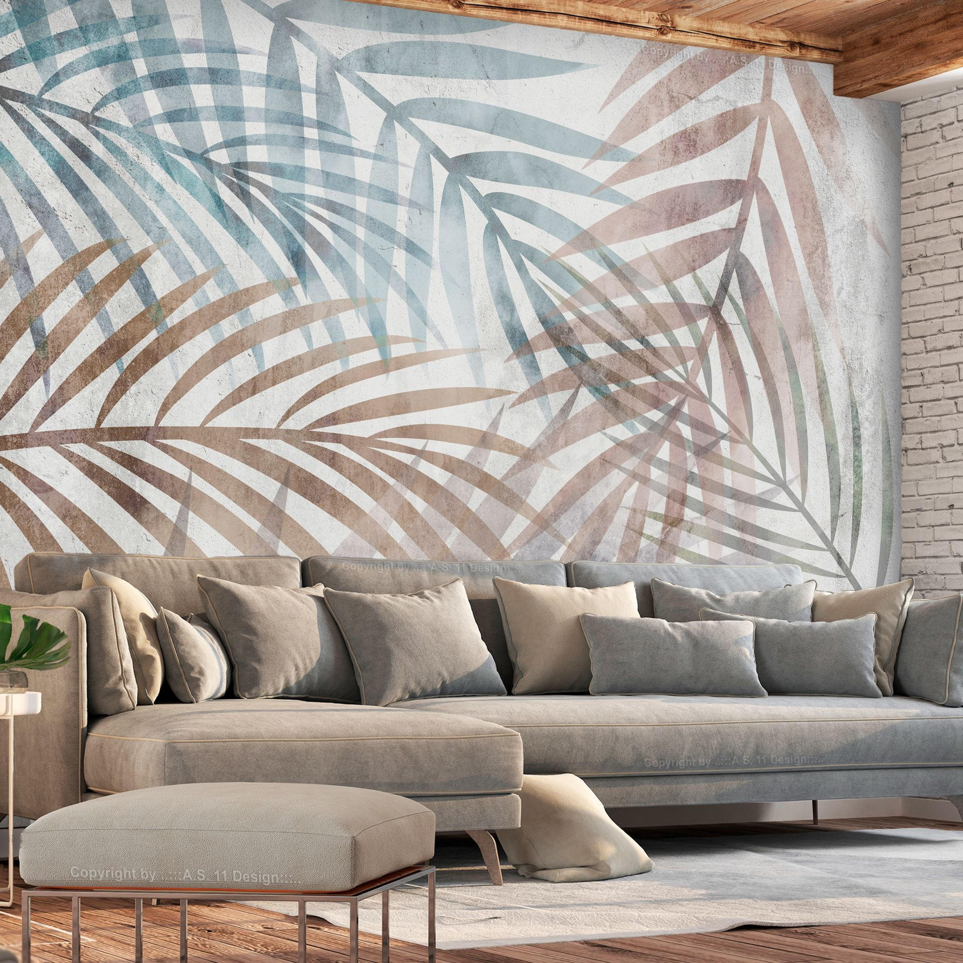 SELBSTKLEBENDE FOTOTAPETE 147/105 cm - Multicolor, Kunststoff/Textil (147/1cm) - KUNSTLOFT