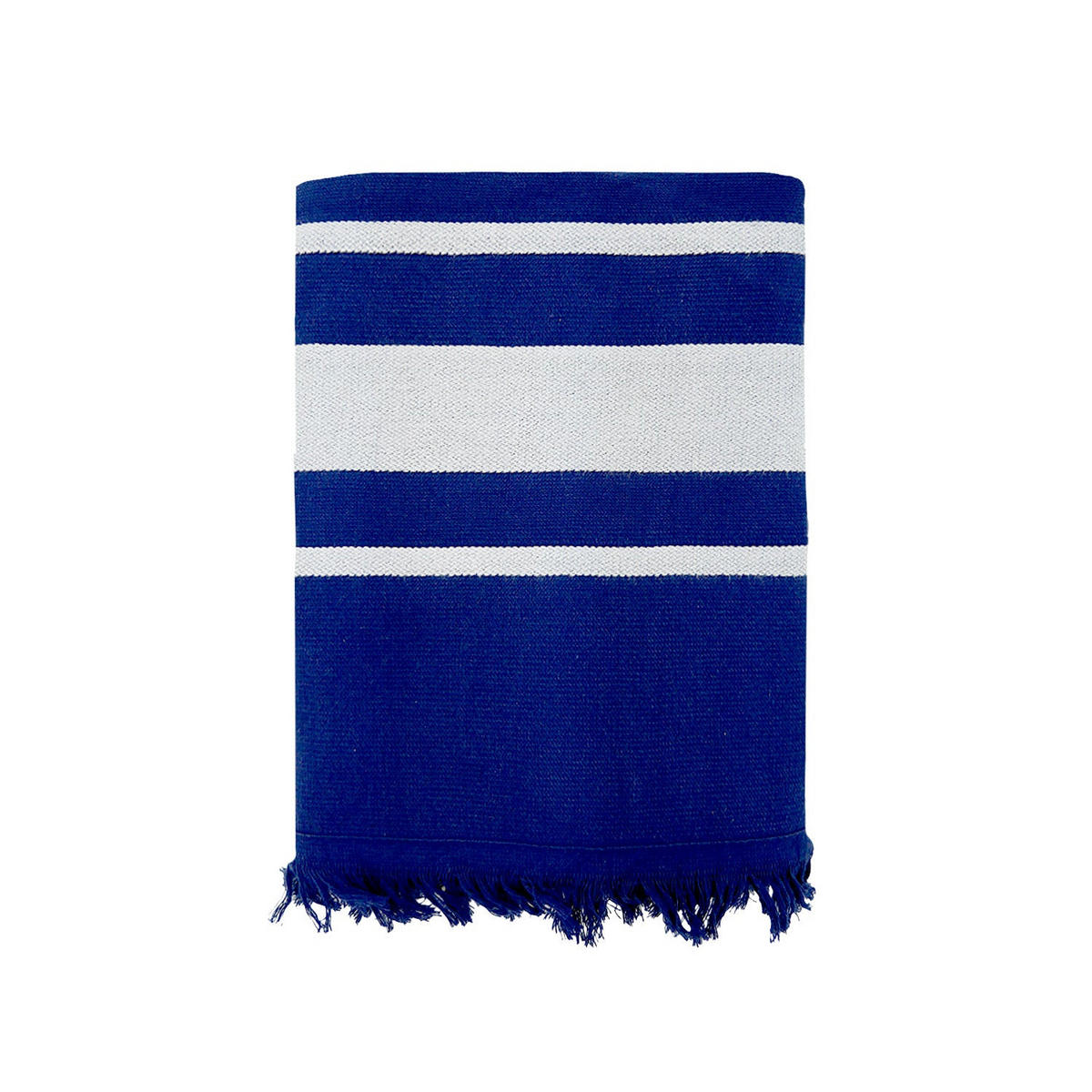 HAMAMTUCH mit Frottee gefüttert Blau 90x170 340g/m² - Karibik Marine - Blau, Textil (170/90cm) - LE COMPTOIR DE LA PLAGE