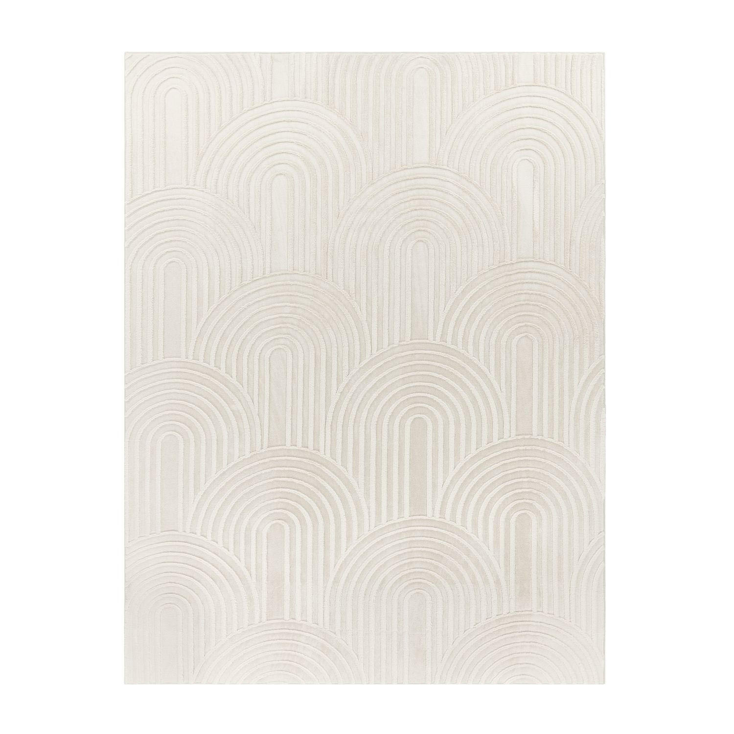 FLACHWEBETEPPICH Boho Creme 80 x 150 cm - Creme, Kunststoff (80/150cm) - TT Home