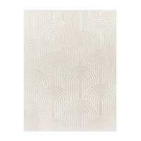 FLACHWEBETEPPICH Boho Creme 80 x 150 cm - Creme, Kunststoff (80/150cm) - TT Home