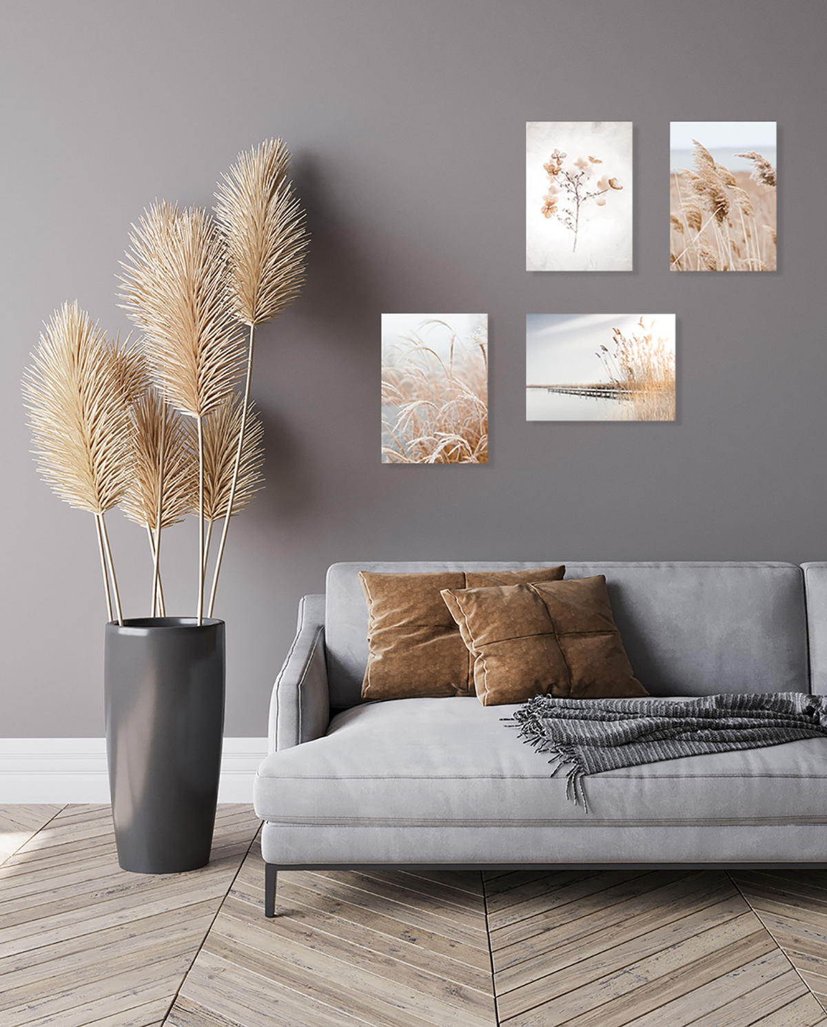BILD 20x30 cm Blüten Beige Weiß - Beige, Holzwerkstoff (20/30/2cm) - artissimo