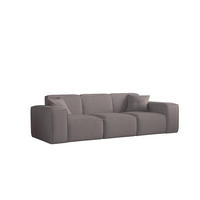 SOFA Celes Premium 3-sitzer Ascot Bukla - Taupe, Holzwerkstoff/Textil (225/73/88cm) - Fun Möbel