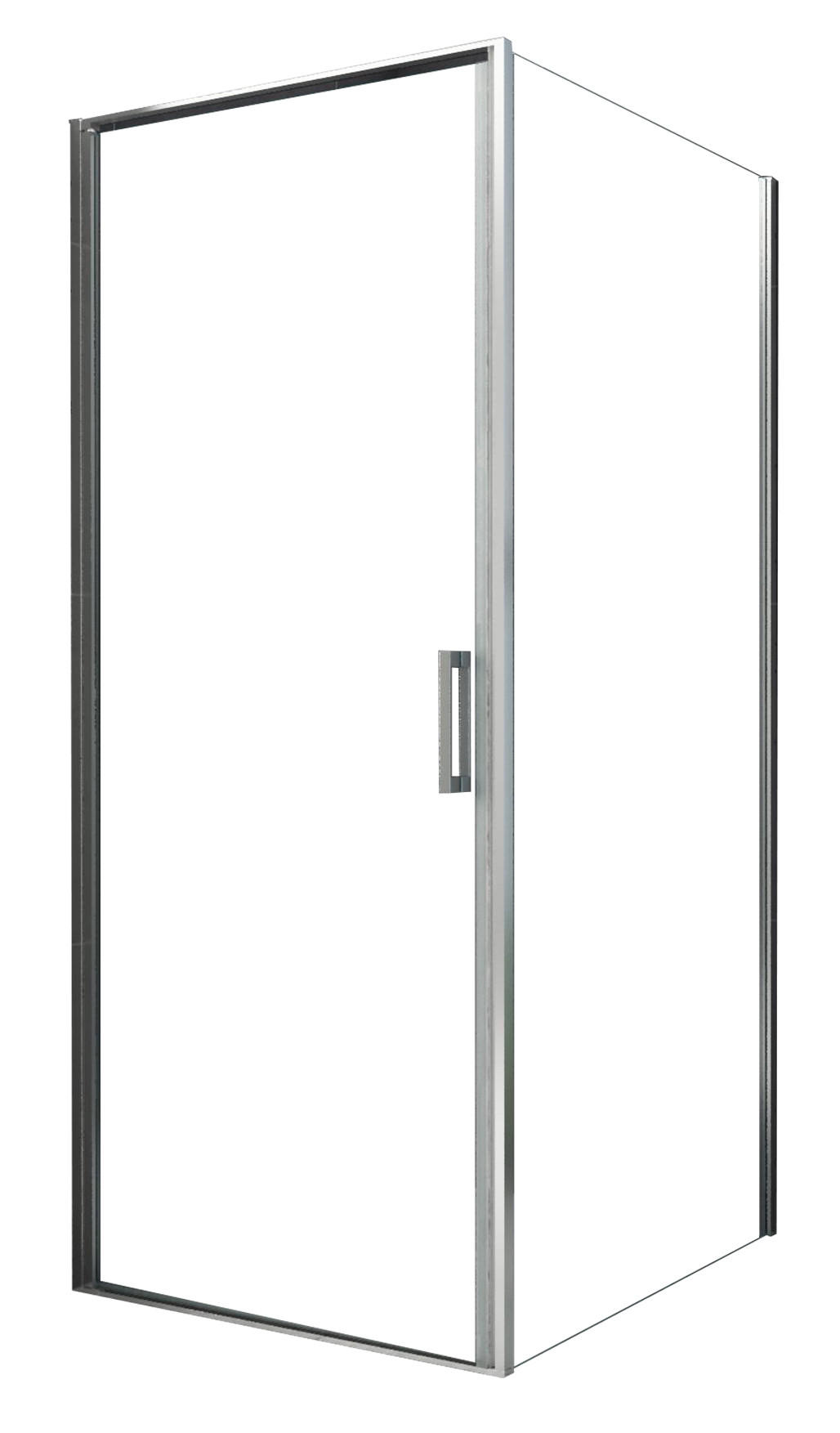 Glasdeals Duschkabine Chrom 90x195x90 cm