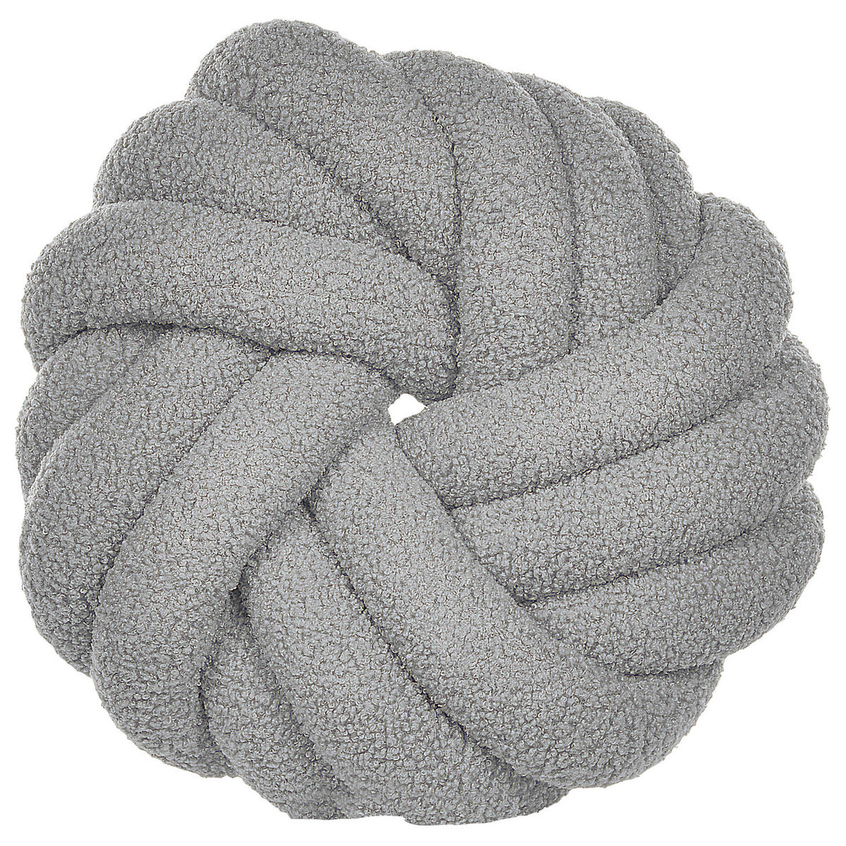 DEKOKISSEN 2er-Set Grau 31/31 cm Akola - Grau, Textil (31/31cm) - Beliani