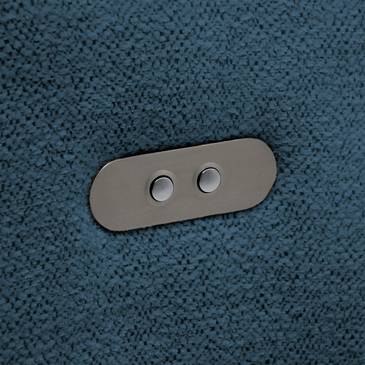 ECKSOFA Sorel Mini mit Automatisch verstellbarer Sitztiefe und Kopfstützen, rechts, Blau - Blau, Textil (275/190cm) - Beautysofa