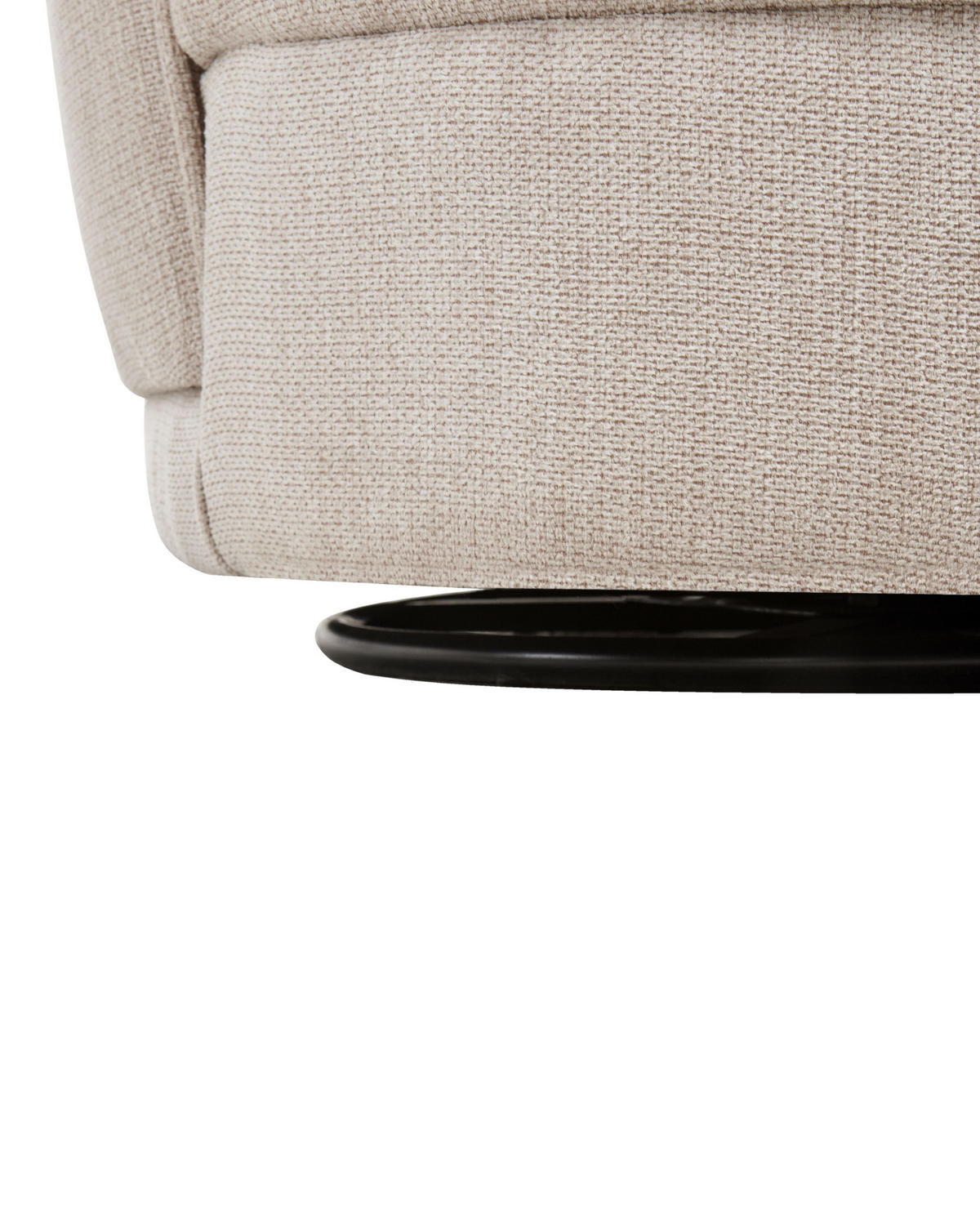 DREHSESSEL Beige Andalen - Beige, Textil (85/74/79cm) - Beliani