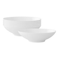 BEILAGEN-/DESSERTSCHALEN Modern Grace weiß 19 x 12 cm 6er Set - Weiß, Keramik (1cm) - Villeroy & Boch