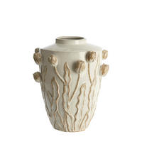 VASE Juana Weiß Ø38/45 cm - Weiß, Keramik (45cm) - Light & Living