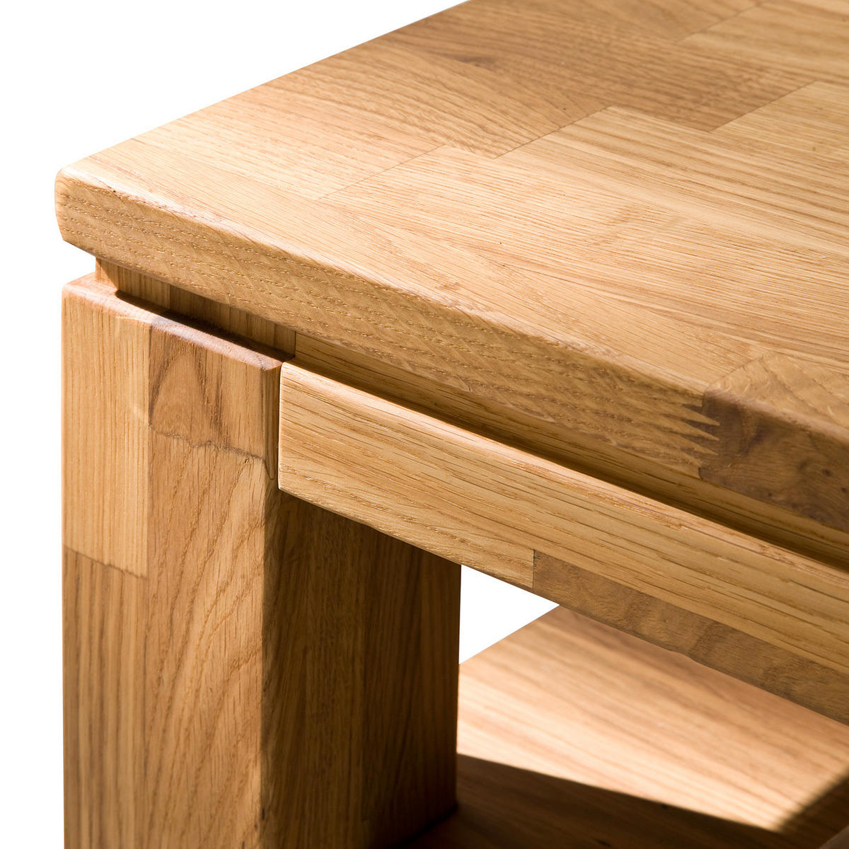 COUCHTISCH - Wildeiche - Braun, Holz (70/115/45cm) - home24