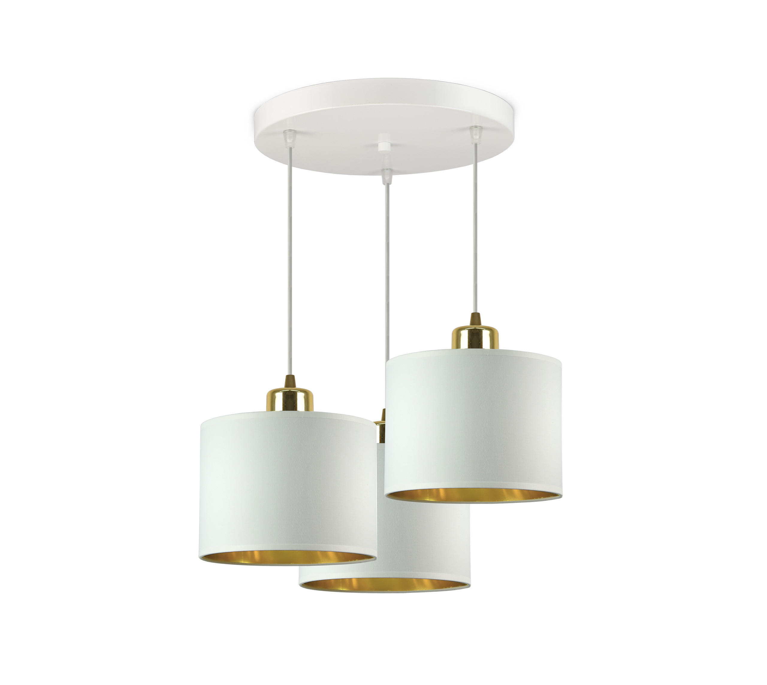 kiki design Wandleuchte Weiß, Gold 34x80x34 cm