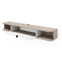 TV LOWBOARD Sonoma Eiche, Weiß 156/20/29 - Weiß/Sonoma Eiche, Holzwerkstoff (156/20/29cm) - RAUMHIRSCH FURNITURE