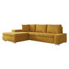 ECKSOFA Orkan Mini Premium - Currygelb, Holz/Textil (265/185cm) - MIRJAN24
