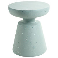 BEISTELLTISCH 45/45 cm Terrazzo Optik Terrazzo Grün Mincio - Grün, Keramik (45/45/52cm) - Beliani