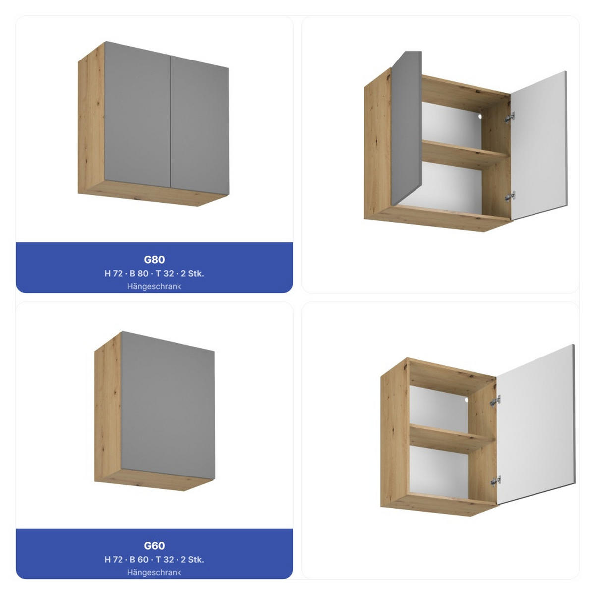 WINKELKÜCHE 240 cm x 200cm- Langen KL25-M240 - in Beige/Matt - Beige, Holz (440/212/52cm)