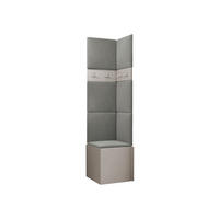 GARDEROBEN-SET Orion XXI - Kaschmir/Grau, Holzwerkstoff/Kunststoff (42/186/46cm) - MIRJAN24
