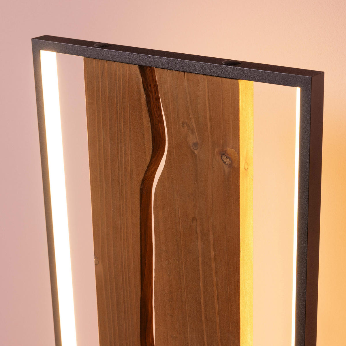 STEHLAMPE Thunder G80111/76 - Schwarz, Holz (15/33/120cm) - Brilliant