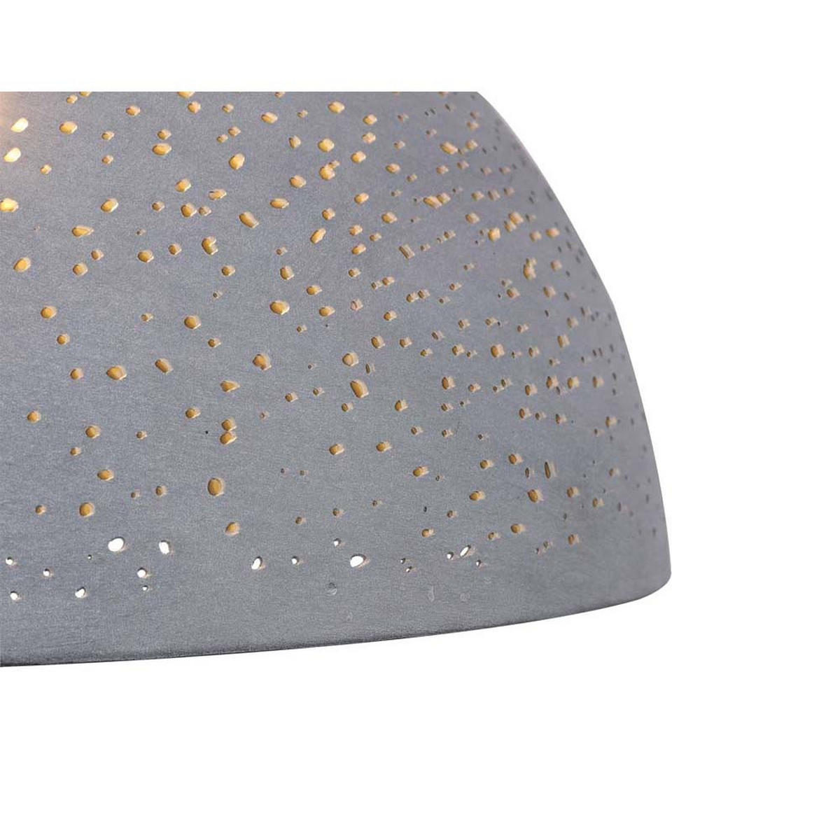 HÄNGELEUCHTE Metall Grau Chrom Antik - Grau, Metall (40/40/150cm) - Globo Lighting