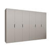 DREHTÜRENSCHRANK Malaga 300 - Kaschmir, Holzwerkstoff (300/202/52cm) - MIRJAN24