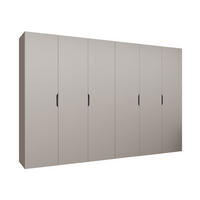 DREHTÜRENSCHRANK Malaga 300 - Kaschmir, Holzwerkstoff (300/202/52cm) - MIRJAN24