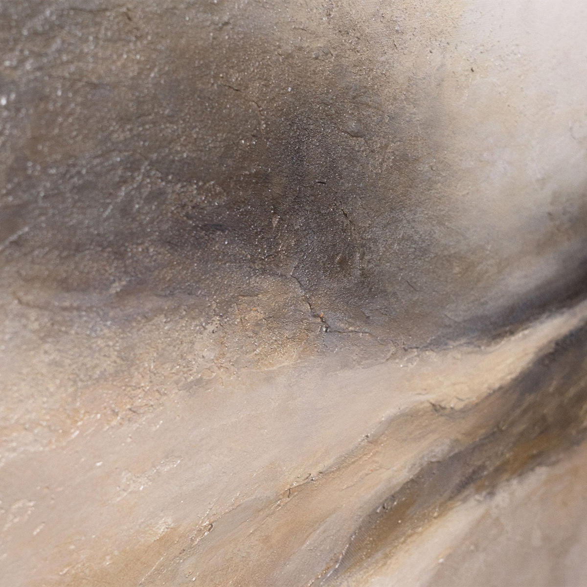 GEMÄLDE Nebliger Morgen Schattenfugenrahmen Beige 120x60 cm - Beige, Holz (120/60cm) - YS-art gallery