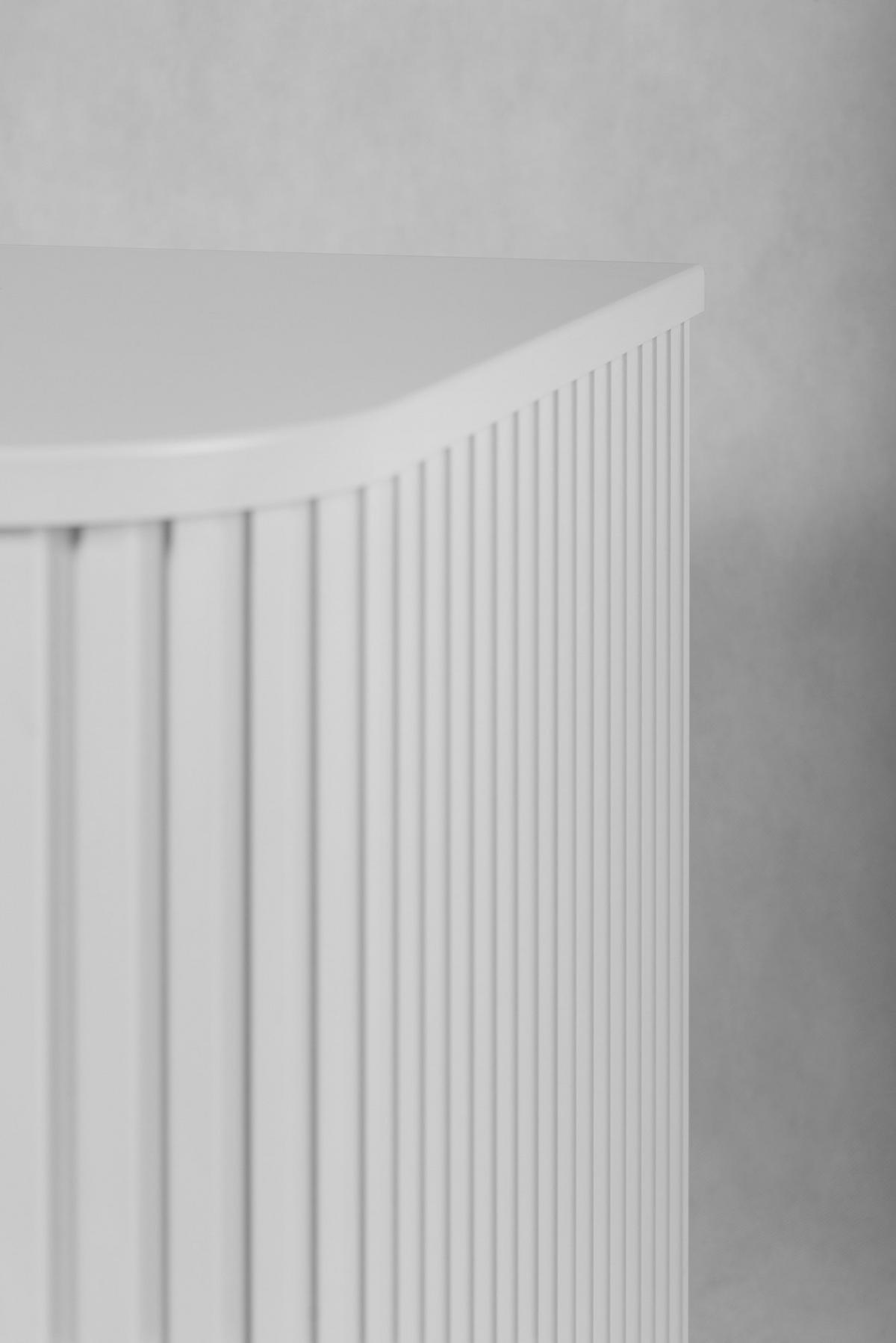 BADMÖBEL-SET 2-tlg Weiß matt 80/51/41 cm und 35/139/31 cm - Weiß, Holzwerkstoff (80.4/51.7/41.5cm) - Rodan