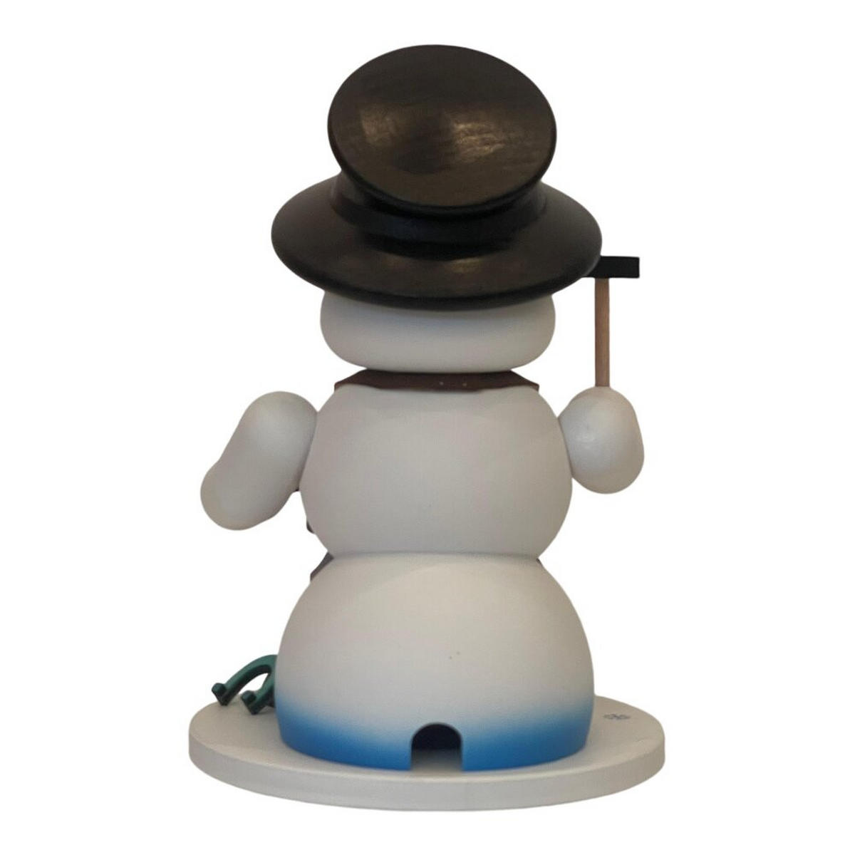 RAUCHFIGUR Schneemann Weiß Schmied 19 cm - Multicolor, Holz (15/19/0.1cm)