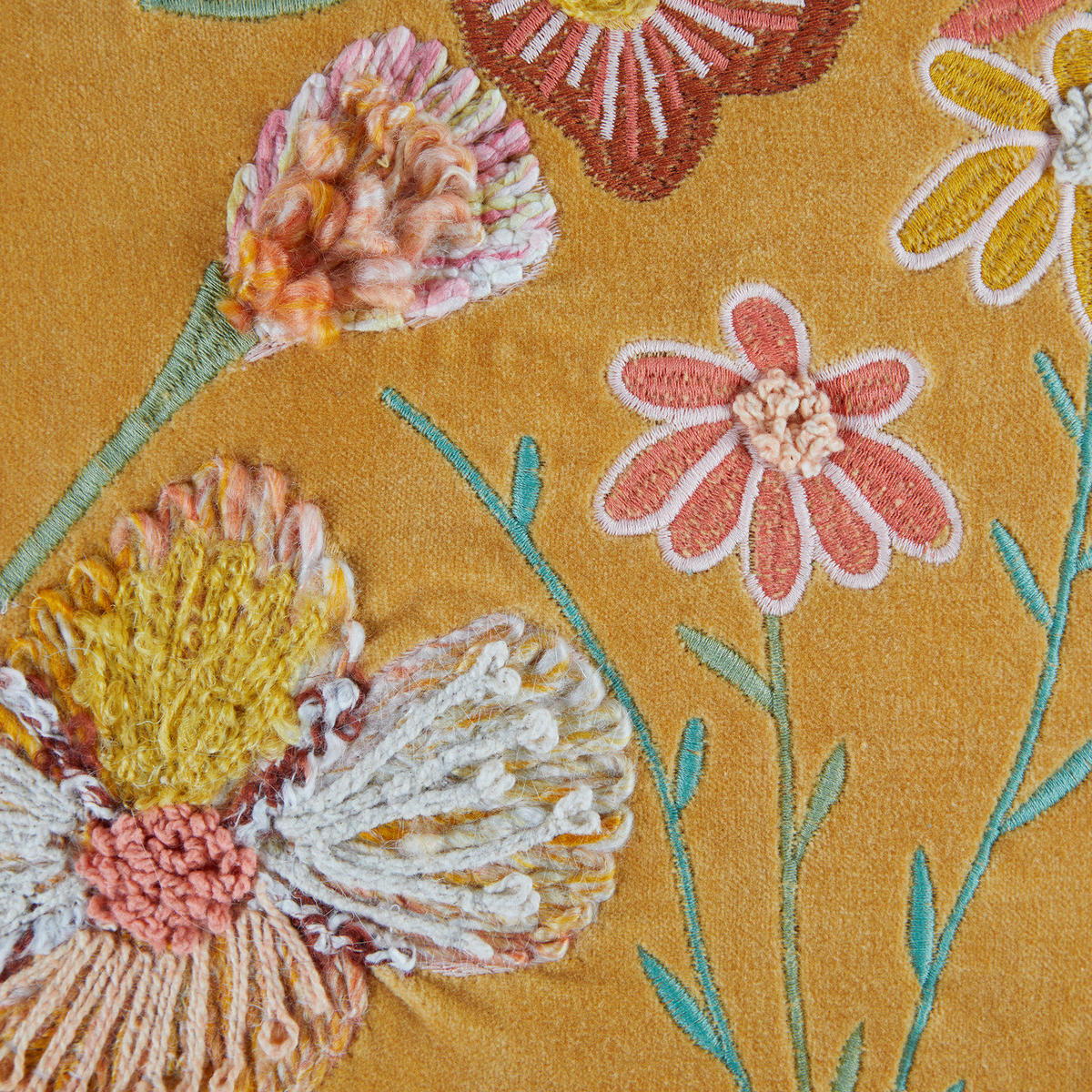 KISSEN Bohemian 50x50cm - Orange, Textil (50/50cm) - Butlers